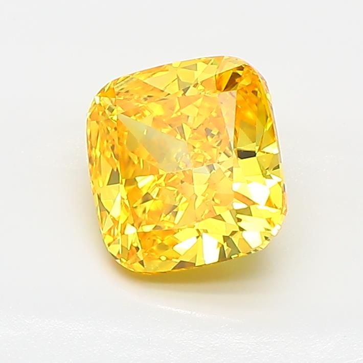 1.12 CT Fancy Vivid Yellow CUSHION MODIFIED