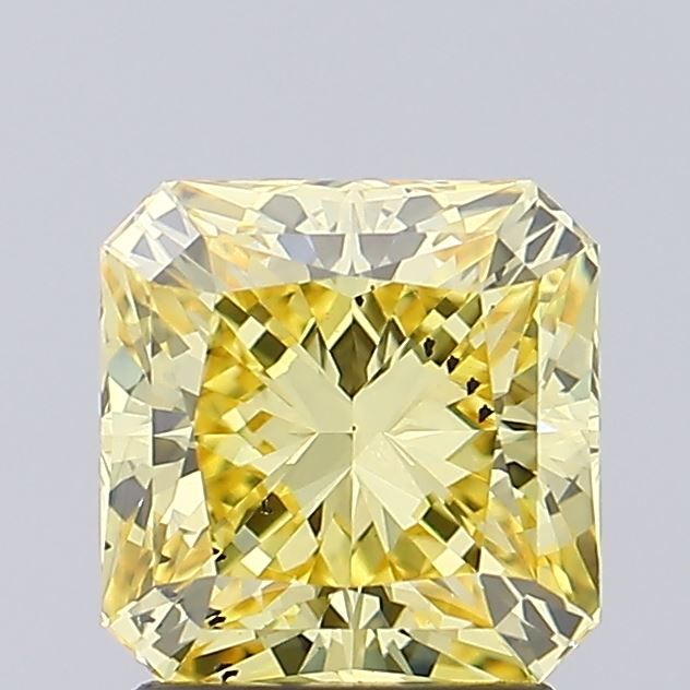 2.11 CT Fancy Intense Yellow SQUARE RADIANT