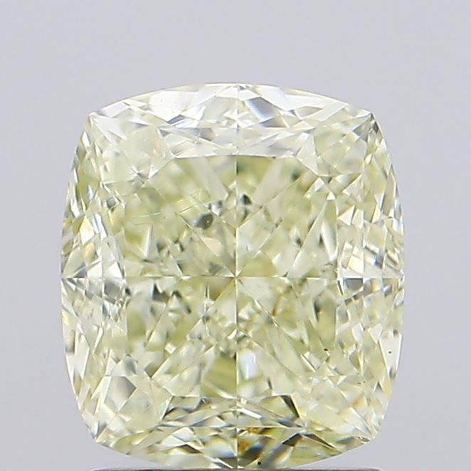 Diament 2.02 ct Fancy Light Brownish Greenish Yellow/VS2