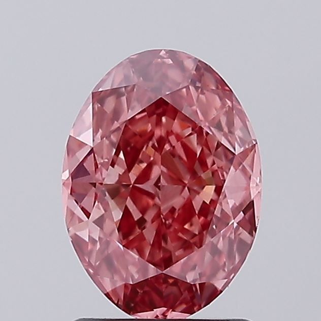 1.65 CT Fancy Vivid Pink OVAL