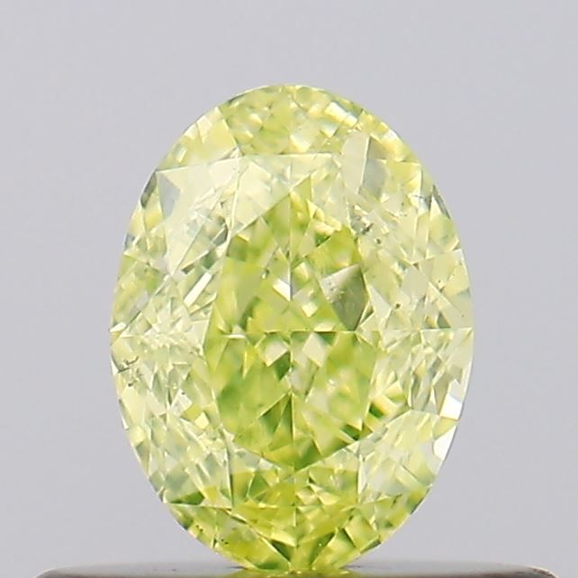 Diament 0.45 ct Fancy Intense Greenish Yellow/VS2