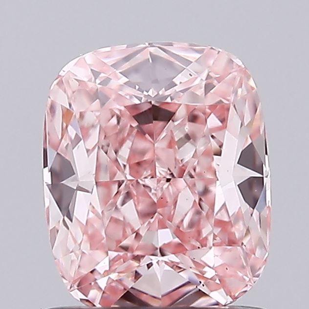 1.0 CT Fancy Intense Pink CUSHION MODIFIED