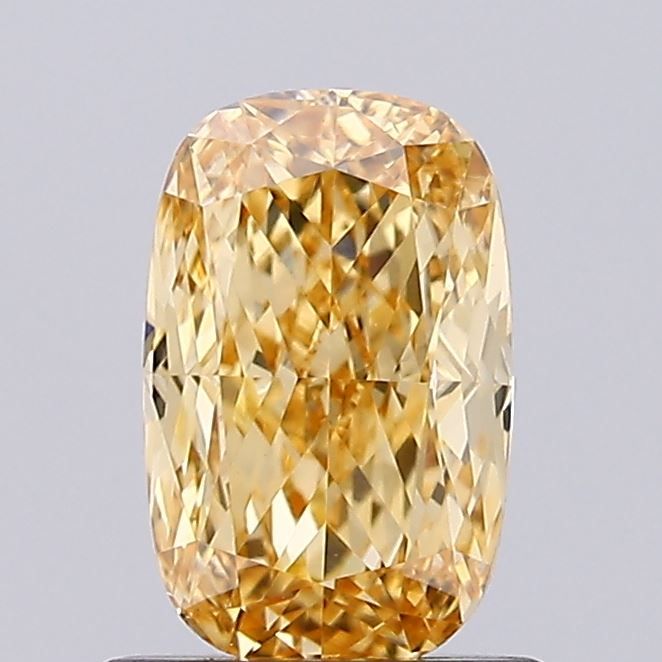 1.02 CT Fancy Intense Yellow CUSHION MODIFIED