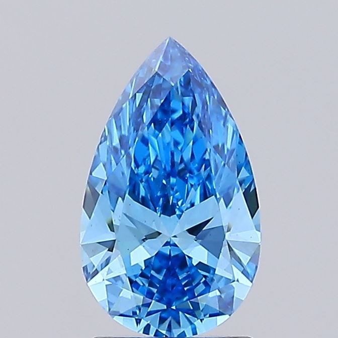 1.49 CT Fancy Vivid Blue PEAR