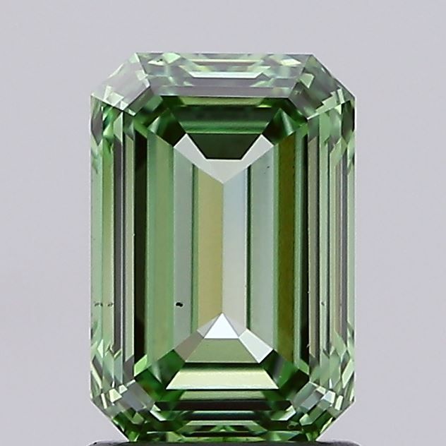 1.53 CT Fancy Vivid Green EMERALD
