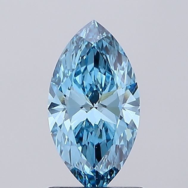 1.01 CT Fancy Vivid Blue MARQUISE