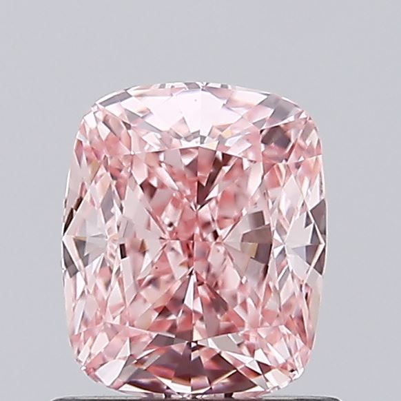 1.05 CT Fancy Vivid Pink CUSHION BRILLIANT