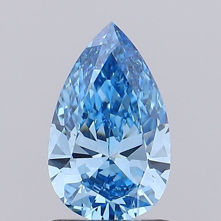 0.99 CT Fancy Vivid Blue PEAR