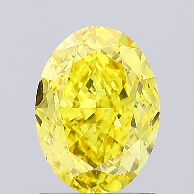 1.3 CT Fancy Vivid Yellow OVAL