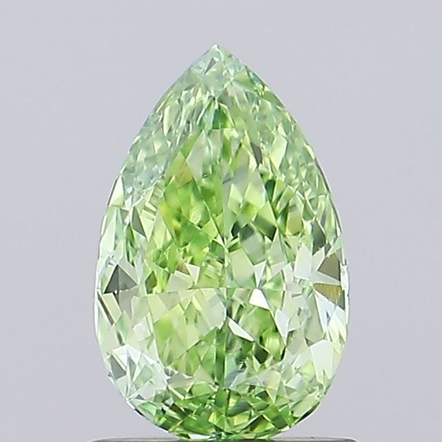 1.07 CT Fancy Vivid Green PEAR