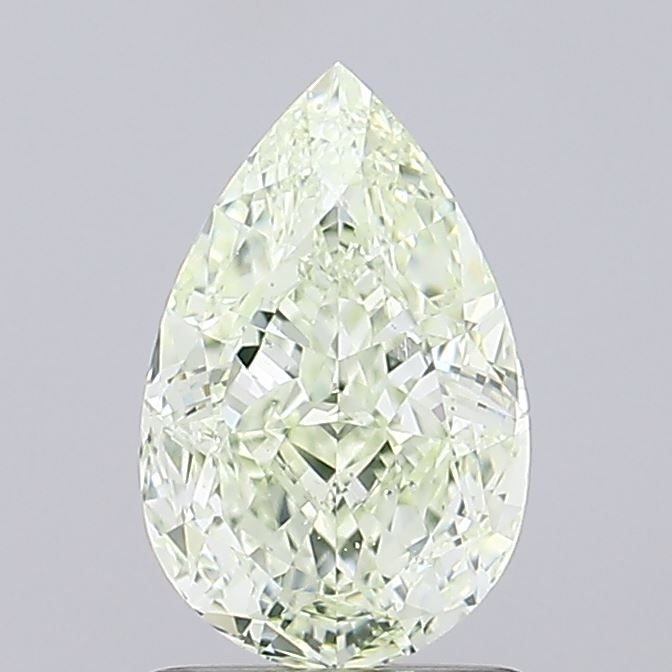 Diament 1.5 ct Light Green Yellow/SI2