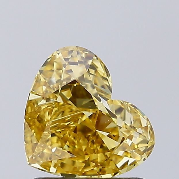 1.05 CT Fancy Intense Yellow HEART