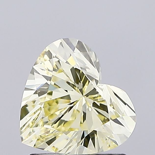 1.24 CT Fancy Yellow HEART