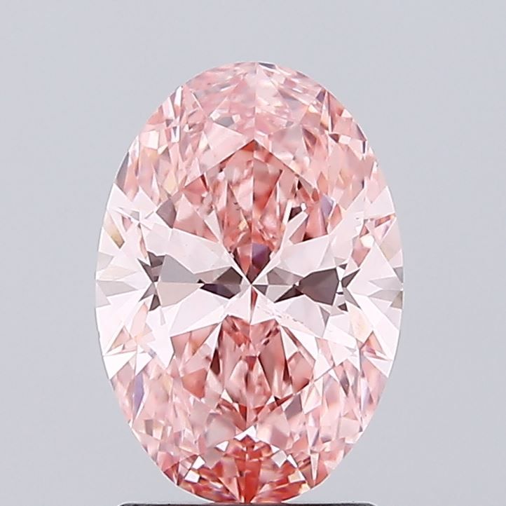1.66 CT Fancy Vivid Pink OVAL