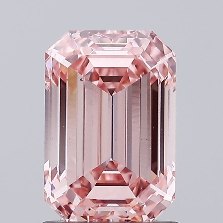 1.51 CT Fancy Intense Pink EMERALD