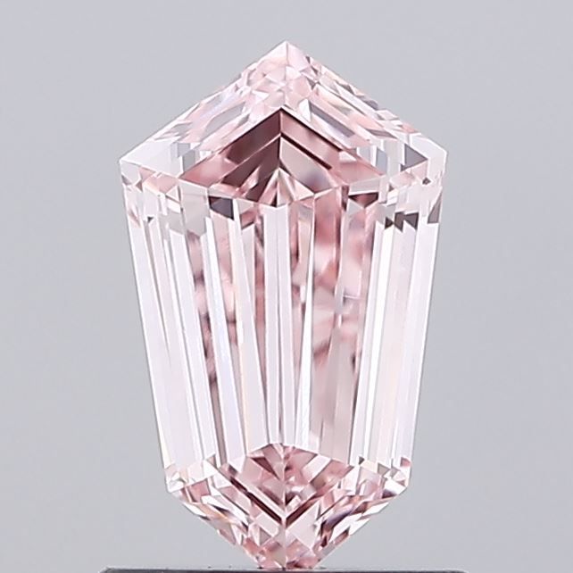 0.96 CT Fancy Intense Pink HEXAGONAL