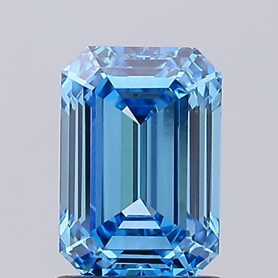 1.5 CT Fancy Vivid Blue EMERALD