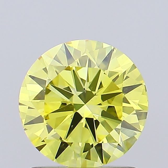 0.96 CT Fancy Intense Yellow ROUND