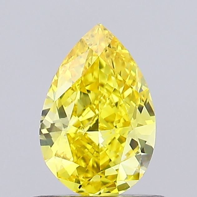0.56 CT Fancy Vivid Yellow PEAR