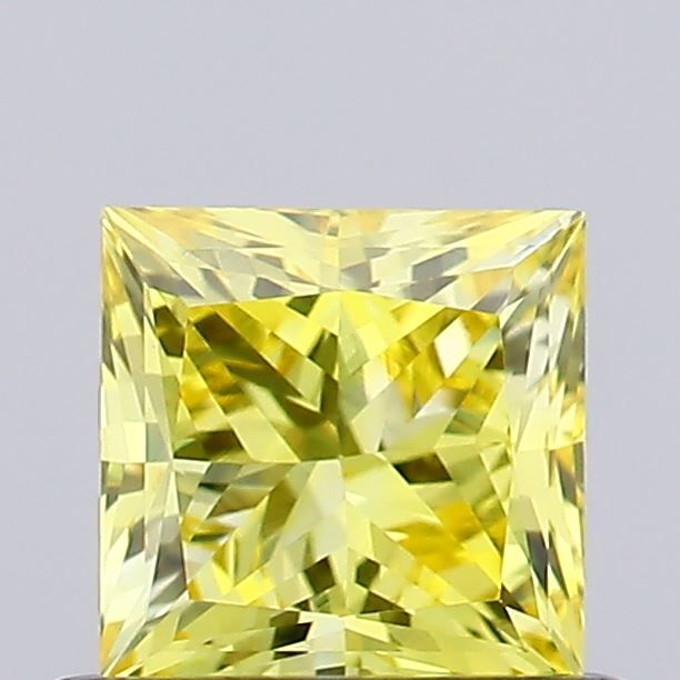 0.66 CT Fancy Vivid Yellow PRINCESS