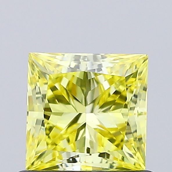 0.64 CT Fancy Vivid Yellow PRINCESS