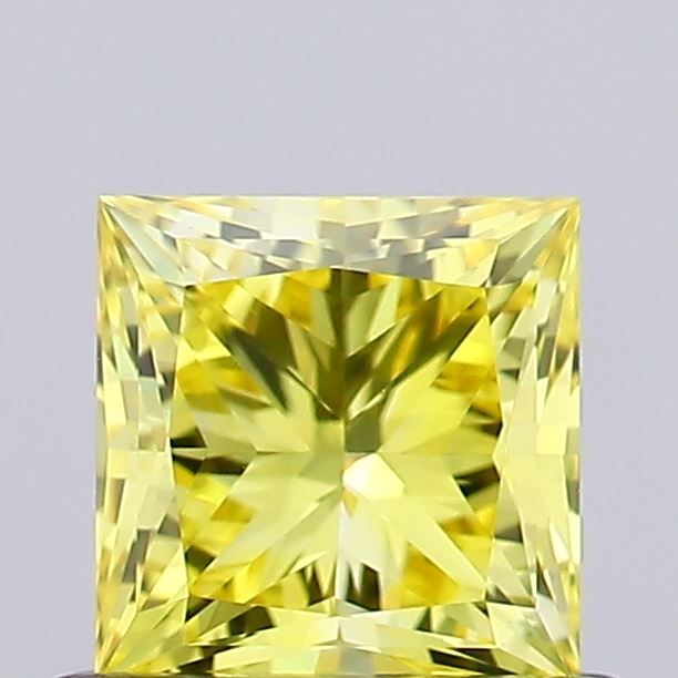 0.65 CT Fancy Vivid Yellow PRINCESS