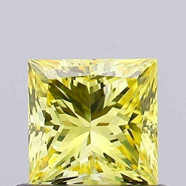 0.64 CT Fancy Vivid Yellow PRINCESS