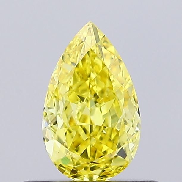 0.53 CT Fancy Vivid Yellow PEAR