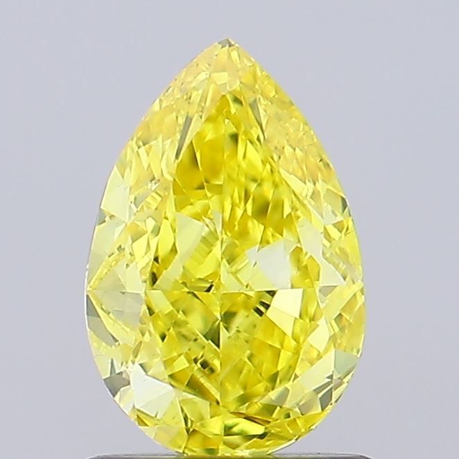 1.15 CT Fancy Vivid Yellow PEAR