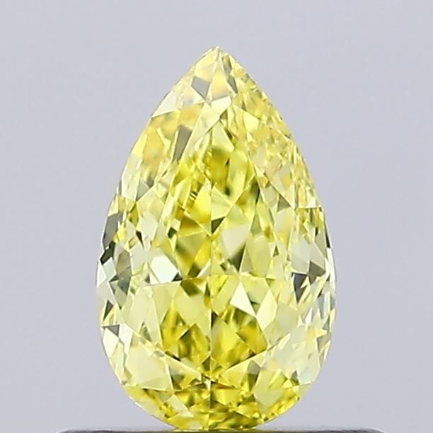 0.55 CT Fancy Vivid Yellow PEAR