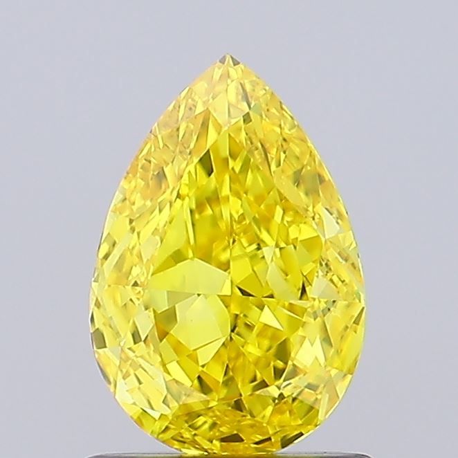 1.03 CT Fancy Vivid Yellow PEAR