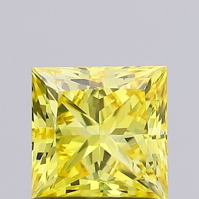 0.89 CT Fancy Vivid Yellow PRINCESS