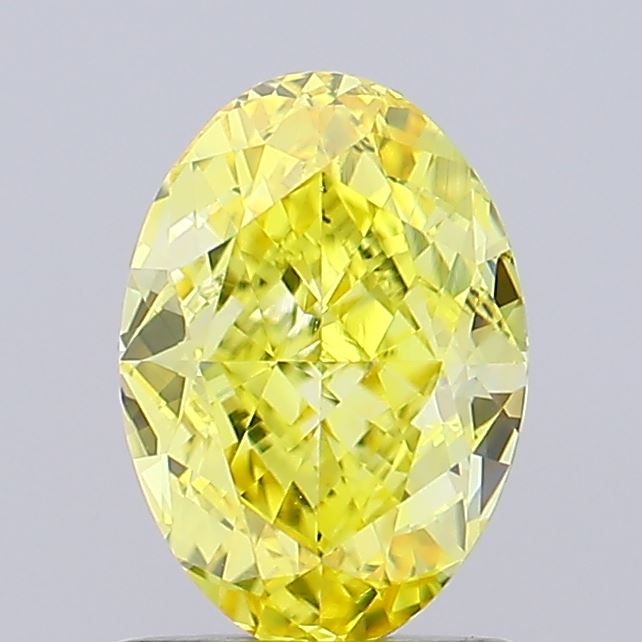 1.18 CT Fancy Vivid Yellow OVAL