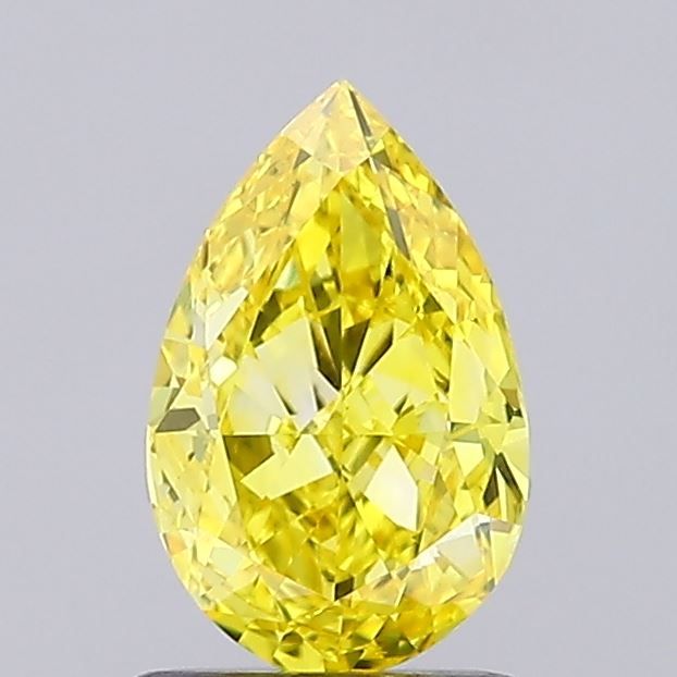 1.01 CT Fancy Vivid Yellow PEAR