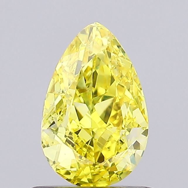 0.72 CT Fancy Vivid Yellow PEAR