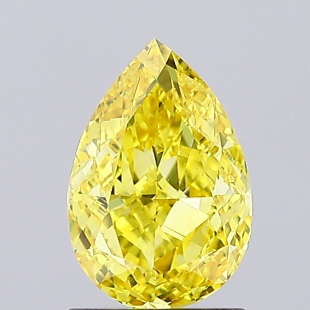 1.14 CT Fancy Vivid Yellow PEAR