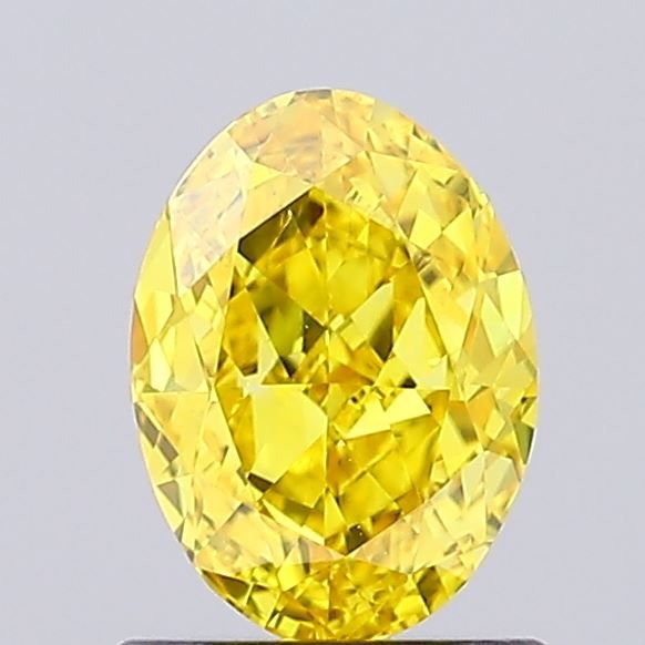 1.03 CT Fancy Vivid Yellow OVAL