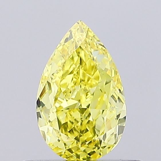0.53 CT Fancy Vivid Yellow PEAR