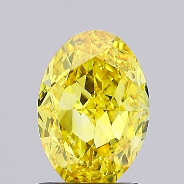 1.14 CT Fancy Vivid Yellow OVAL