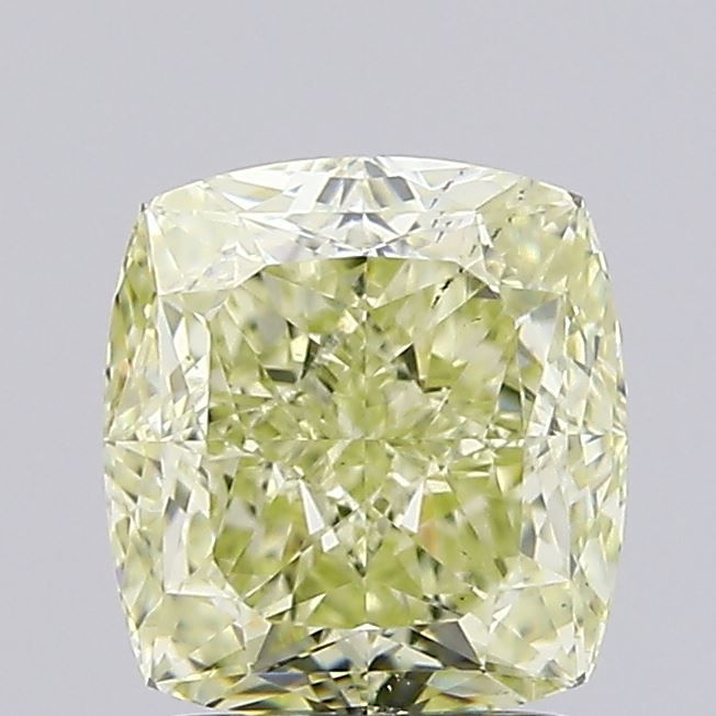 Diament 2.02 ct Fancy Light Greenish Yellow/VS2