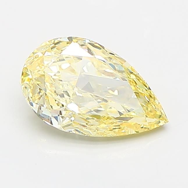 0.91 CT Fancy Light Yellow PEAR