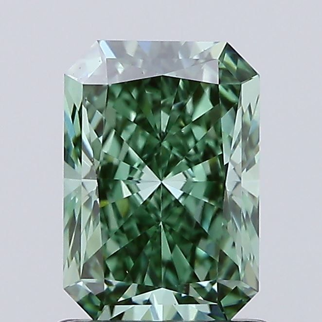 1.02 CT Fancy Vivid Green RADIANT