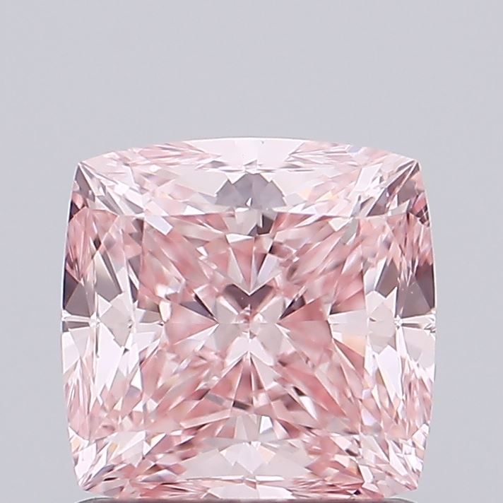 0.92 CT Fancy Intense Pink CUSHION MODIFIED