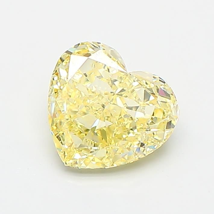 1.14 CT Fancy Intense Yellow HEART