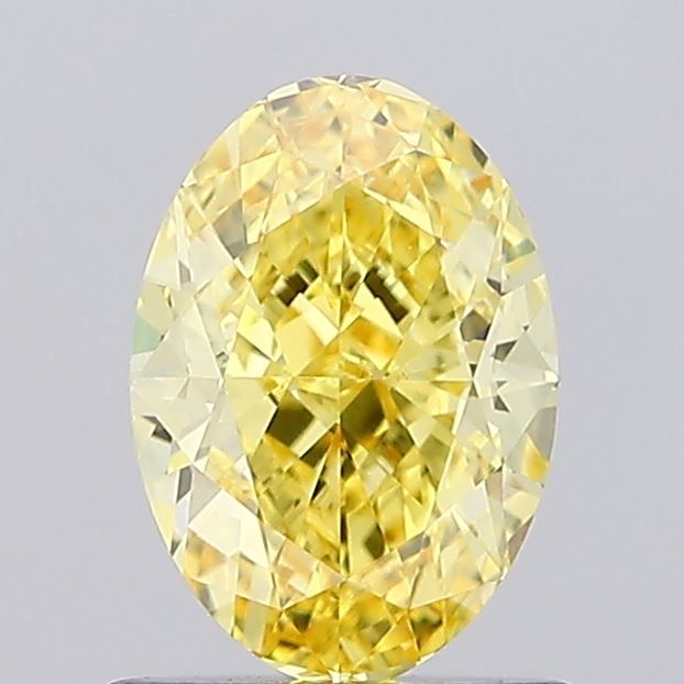 1.04 CT Fancy Intense Yellow OVAL