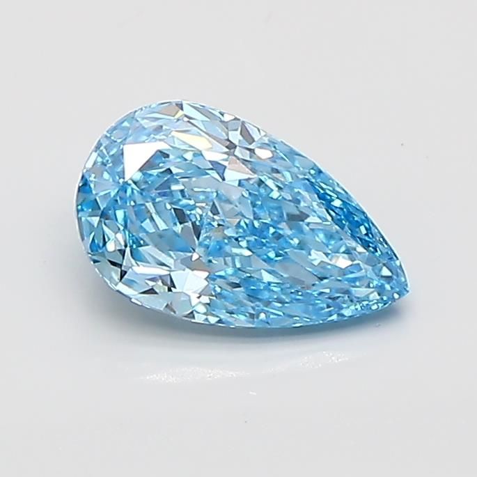 0.93 CT Fancy Vivid Blue PEAR