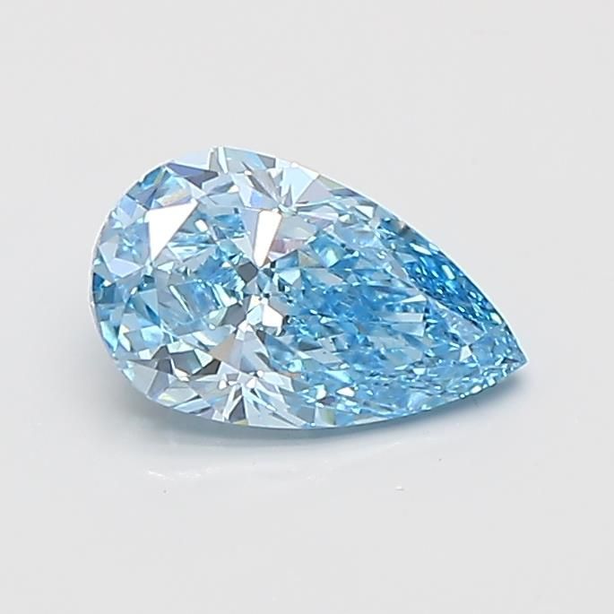 0.92 CT Fancy Vivid Blue PEAR