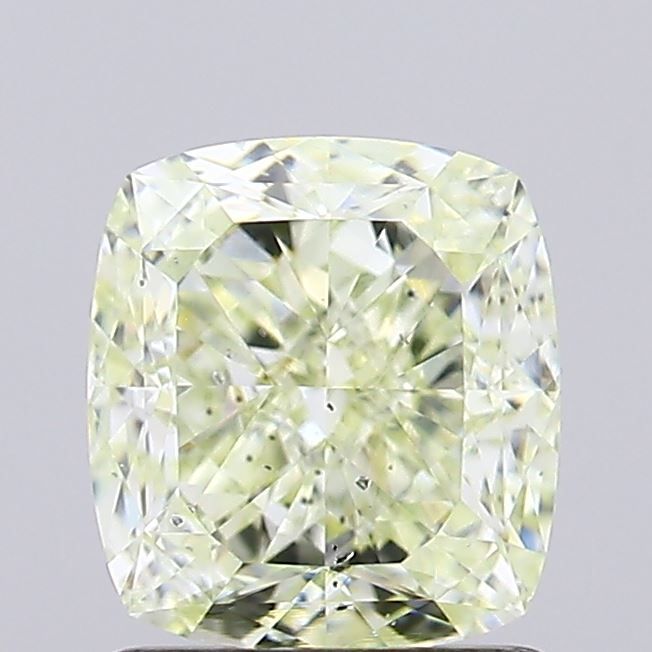 Diament 1.61 ct Fancy Light Greenish Yellow/SI1