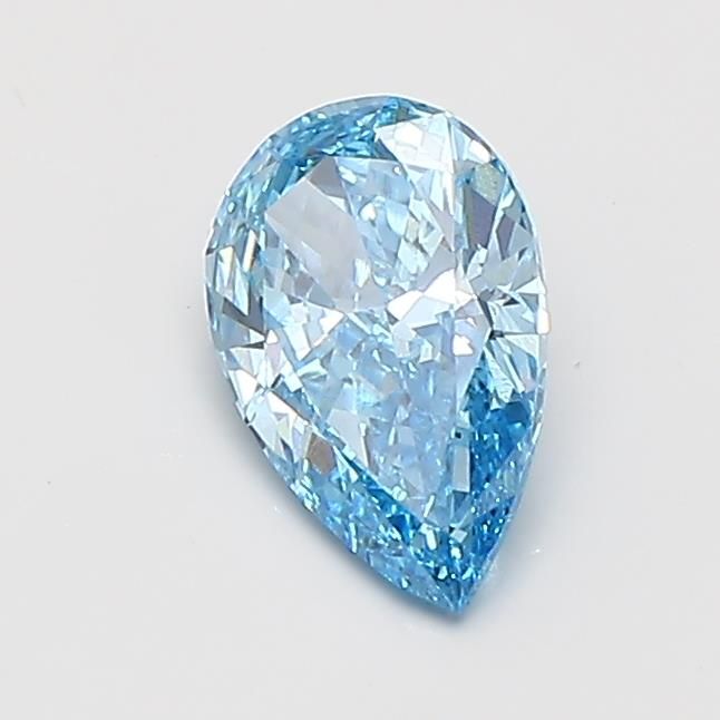 0.87 CT Fancy Vivid Blue PEAR