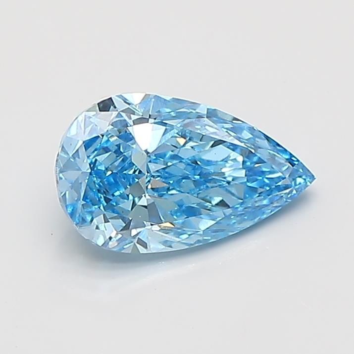 1.12 CT Fancy Vivid Blue PEAR